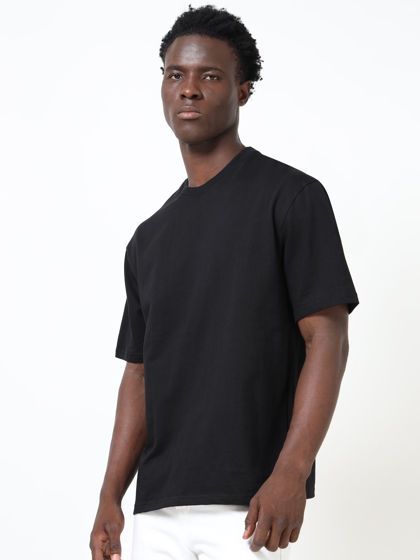 Black Oversized Cotton T-Shirt