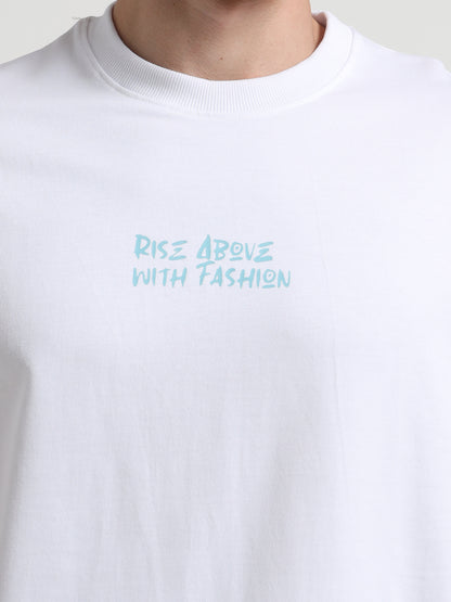 Ascend White Oversized T-Shirt