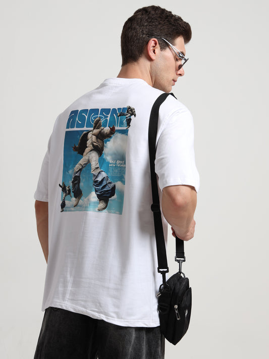 Ascend White Oversized T-Shirt