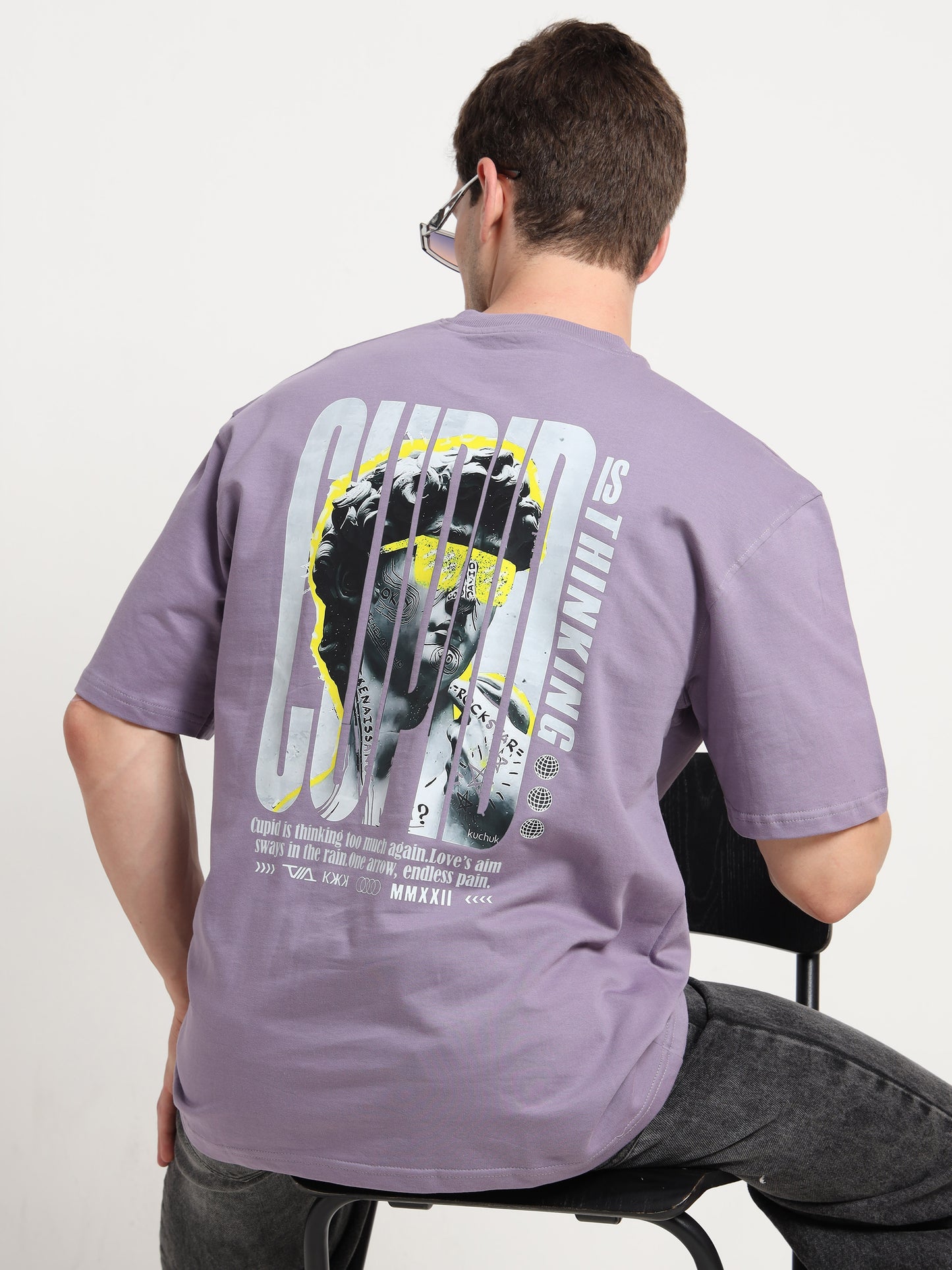Cupid Lavender Oversized T-Shirt