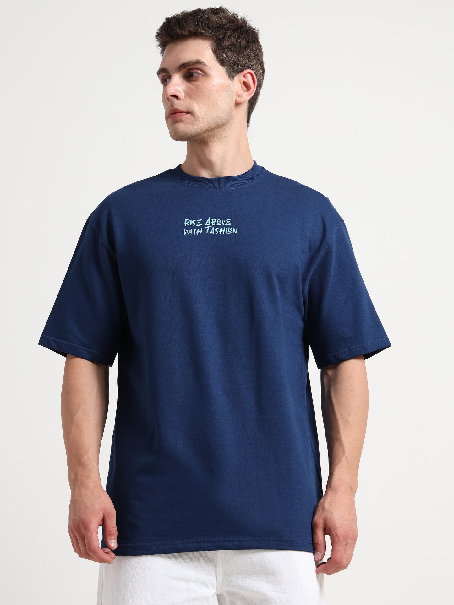 Ascend Blue Oversized T-Shirt