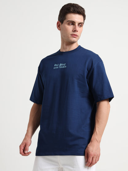Ascend Blue Oversized T-Shirt
