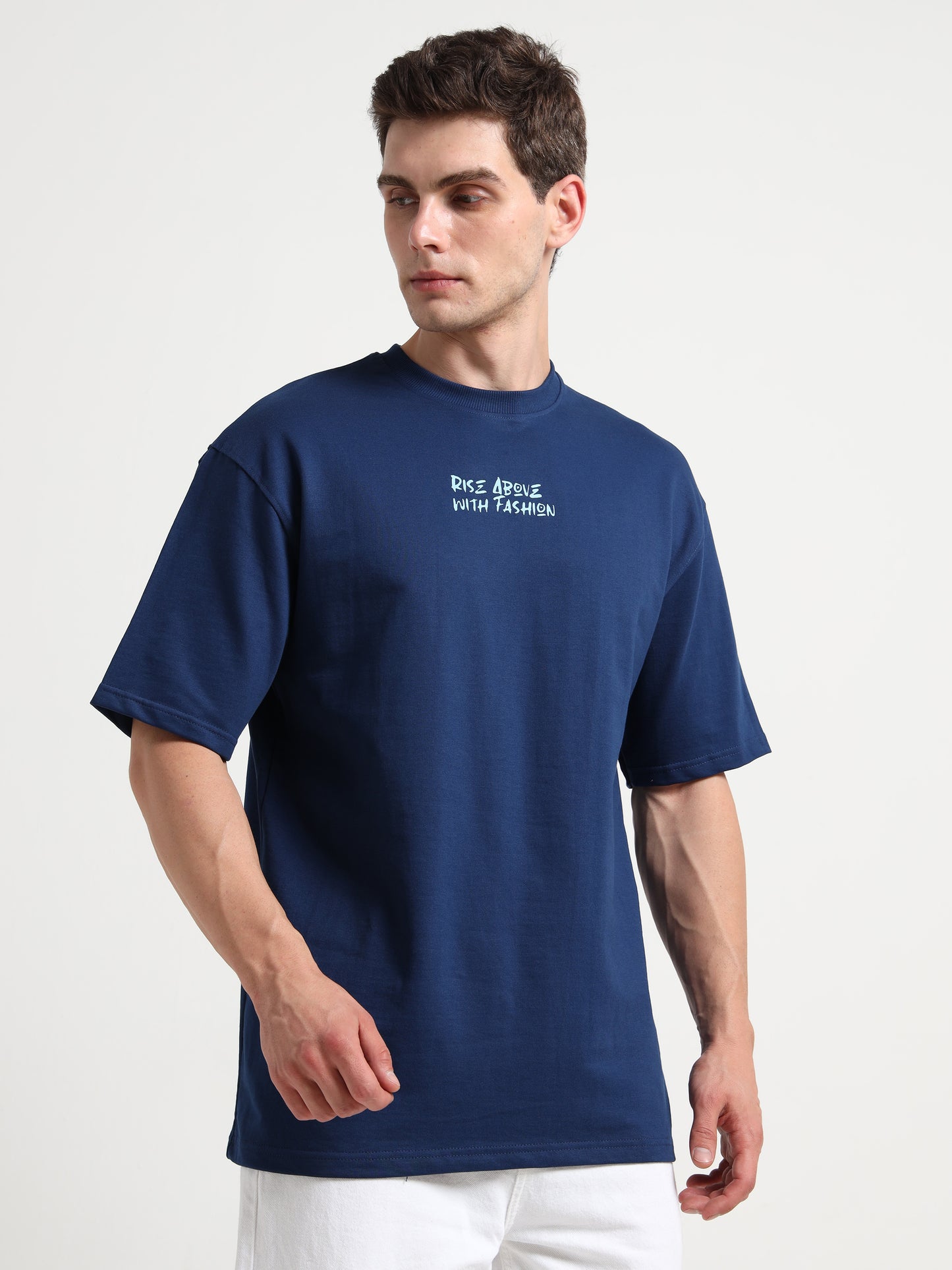 Ascend Blue Oversized T-Shirt