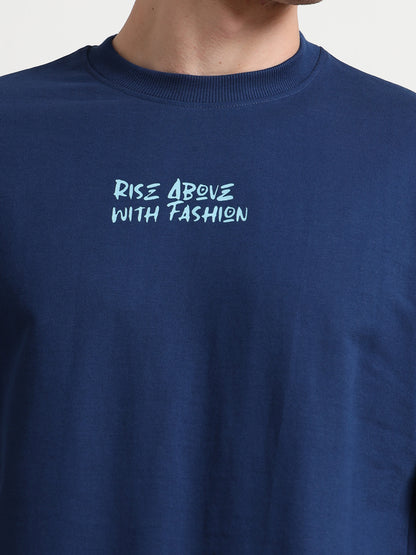 Ascend Blue Oversized T-Shirt