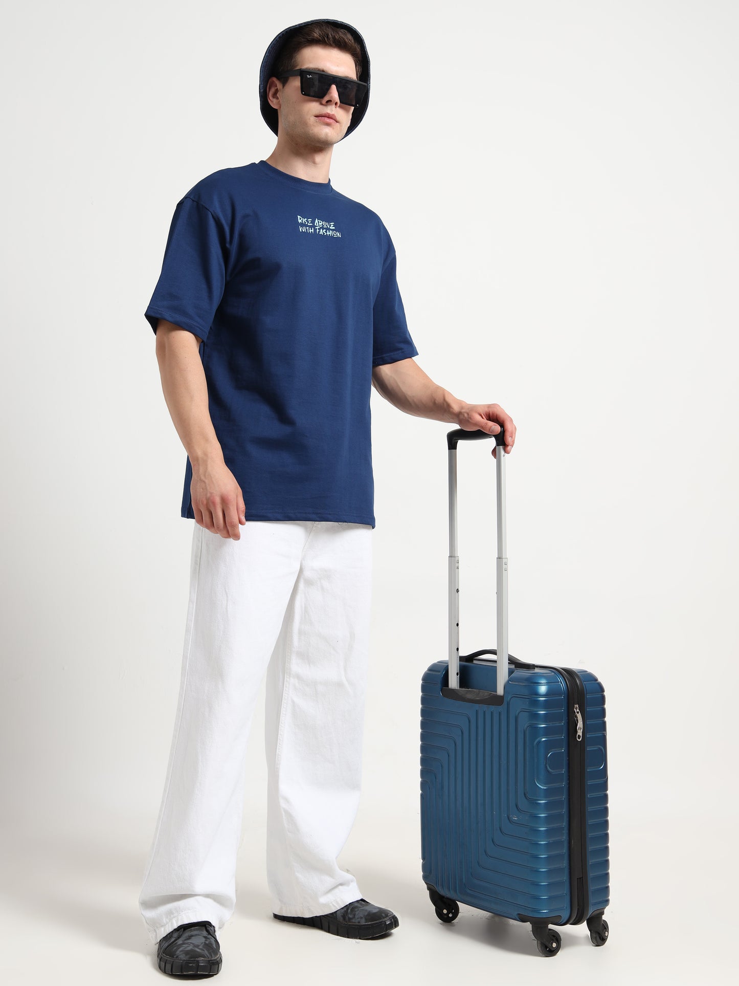 Ascend Blue Oversized T-Shirt