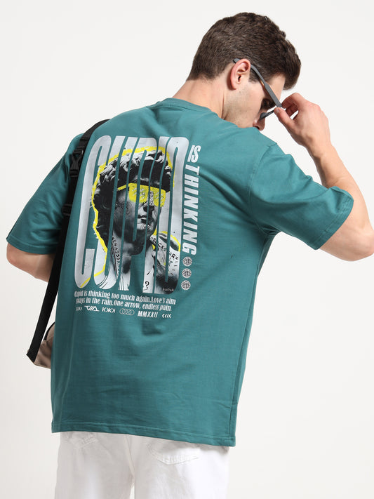 Cupid Green Oversized T-Shirt