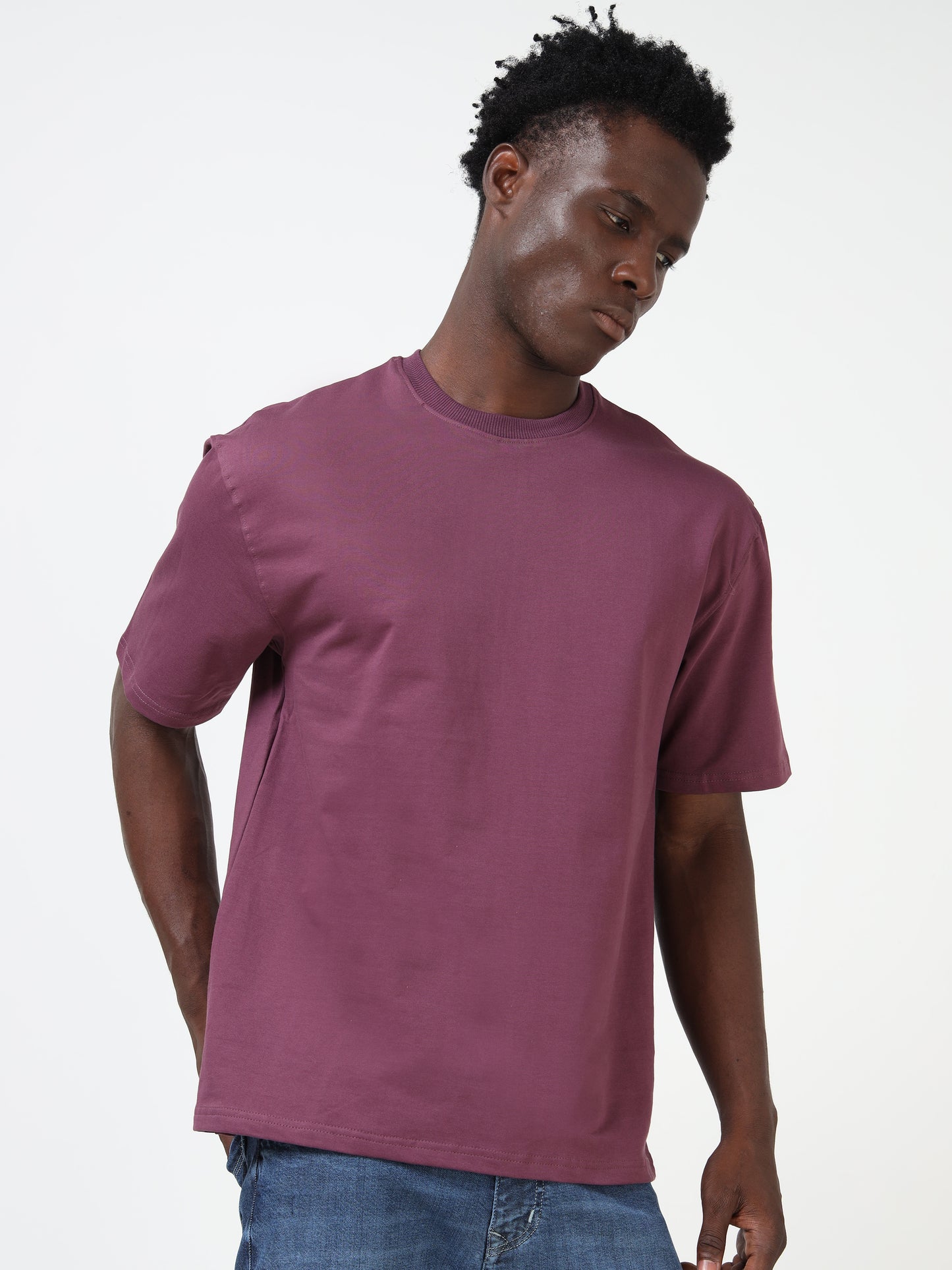 Dark Dusk Oversized Cotton T-Shirt