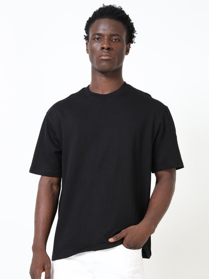 Black Oversized Cotton T-Shirt