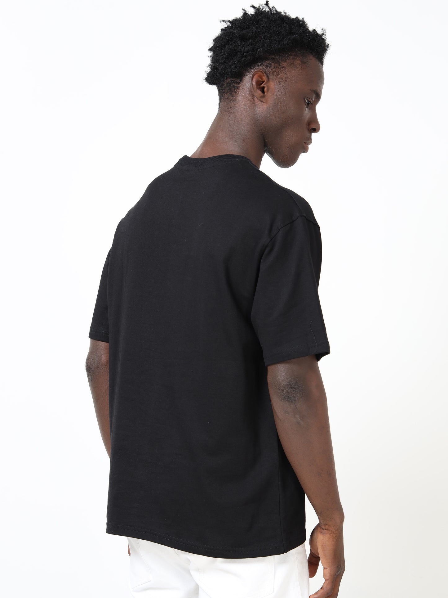Black Oversized Cotton T-Shirt