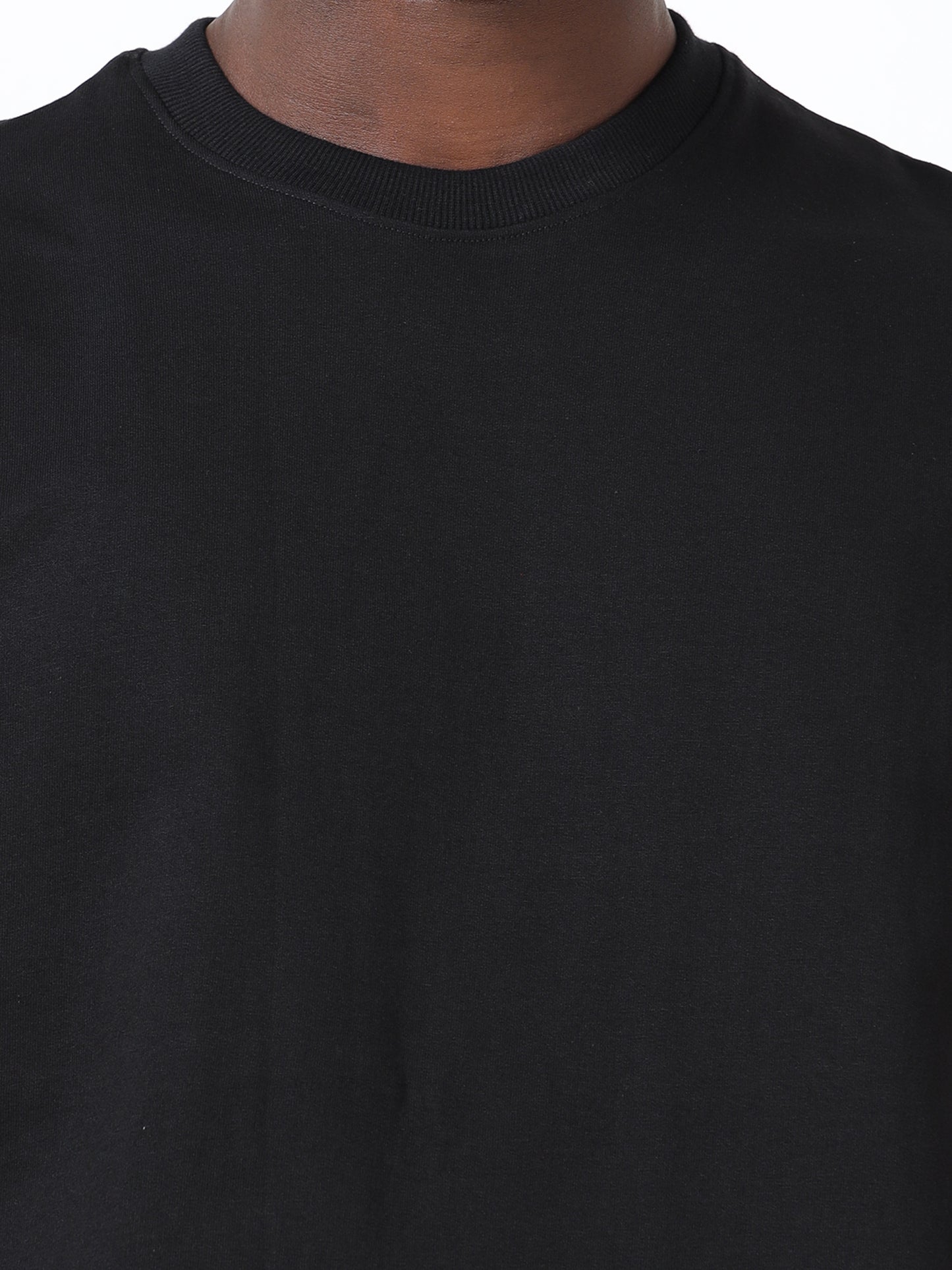 Black Oversized Cotton T-Shirt