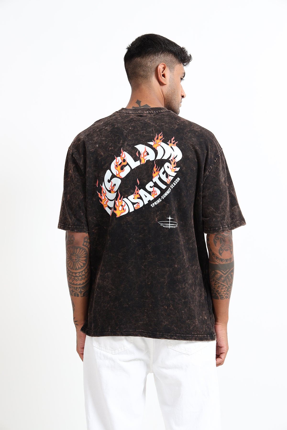 Black Acid Washed T- Shirt