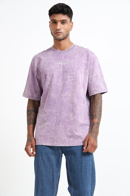 Lilac Acid Washed T-shirt