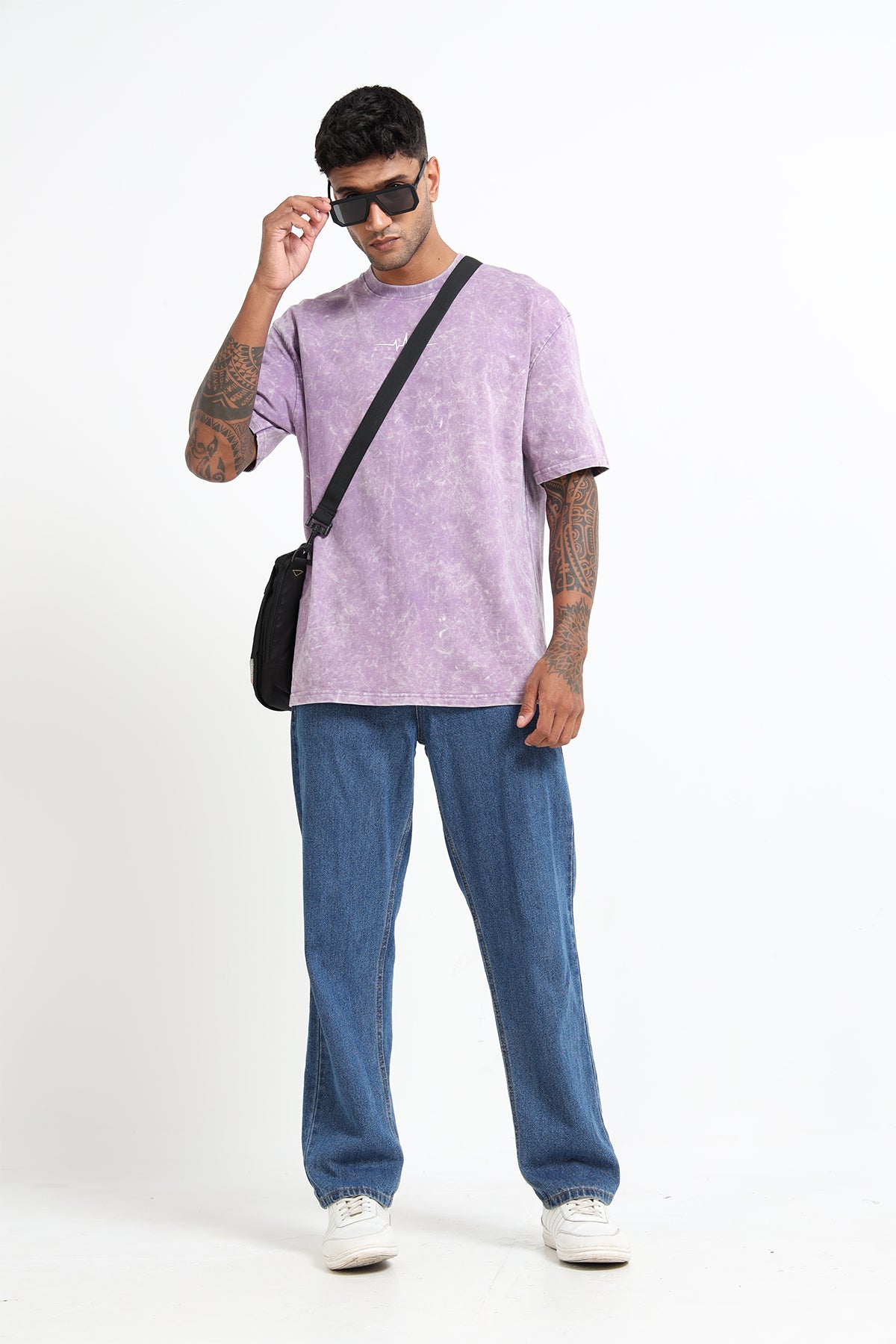 Lilac Acid Washed T-shirt