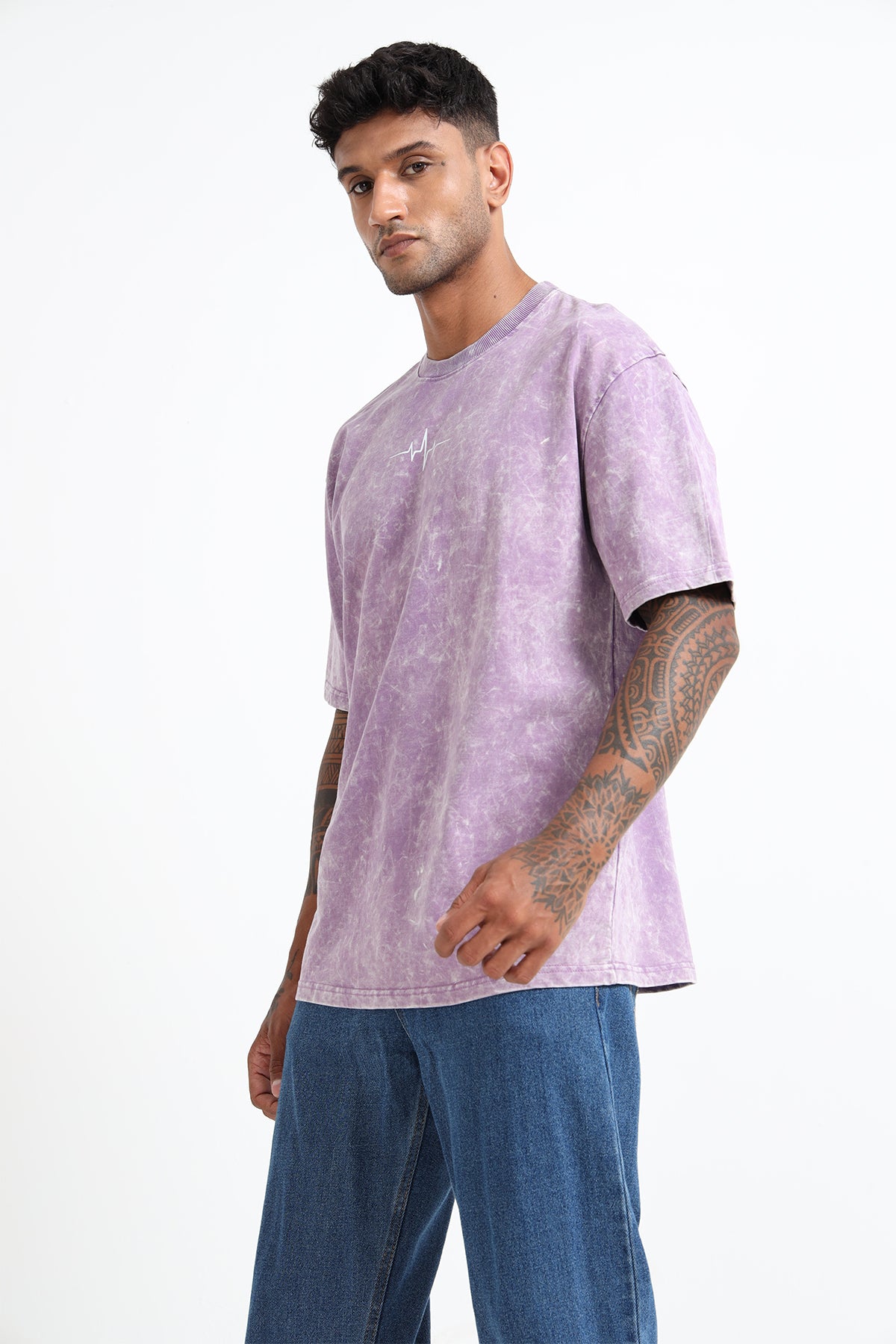 Lilac Acid Washed T-shirt