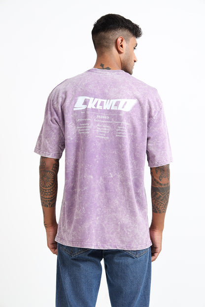 Lilac Acid Washed T-shirt